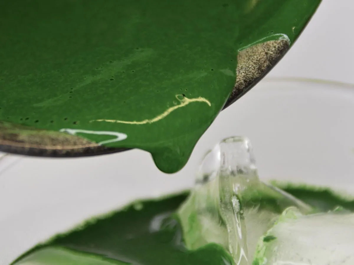 Deep Green versé sur des glaçons